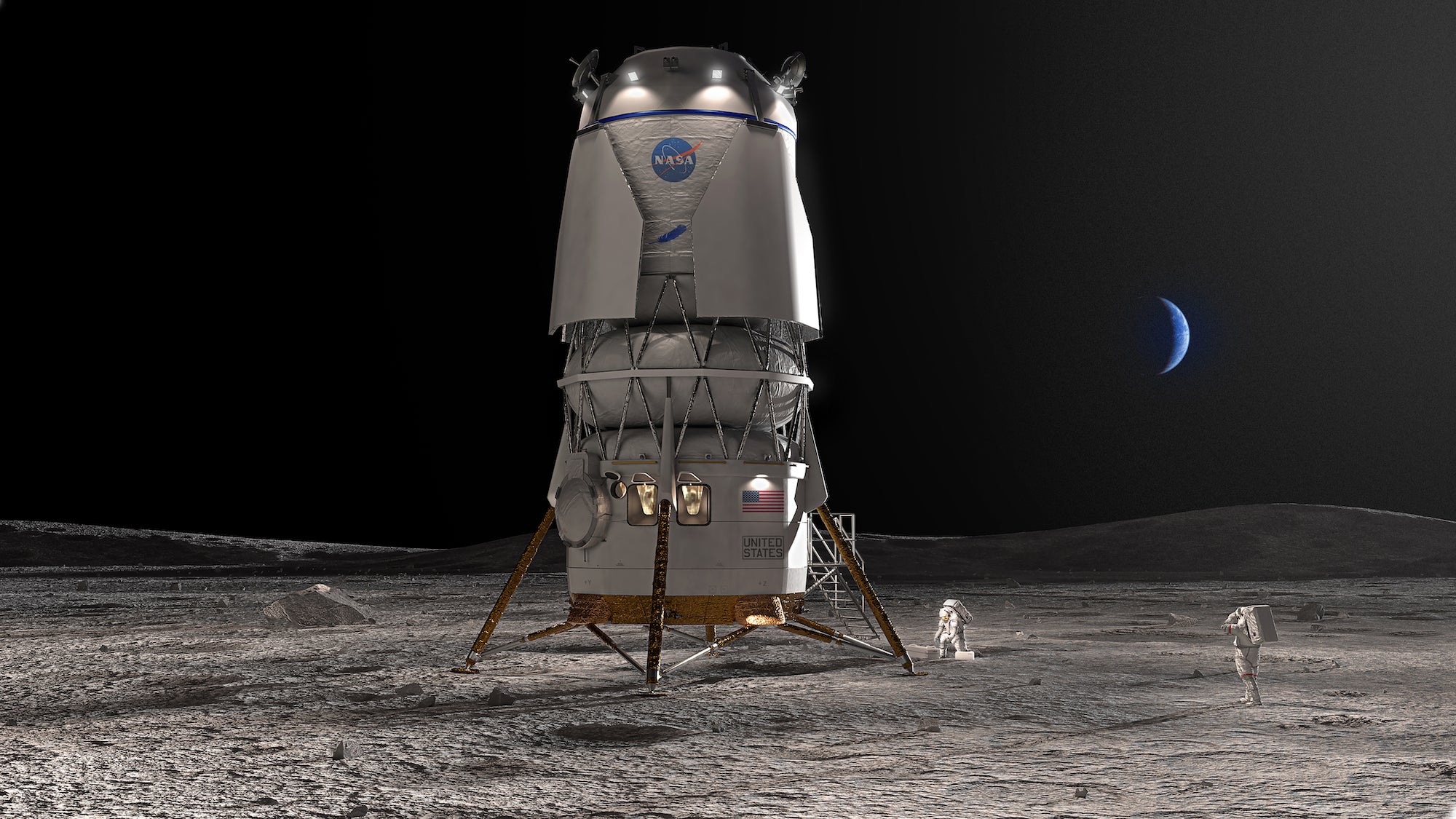 NASA chooses Blue Origin to build Artemis V lunar lander thumbnail