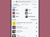 Screenshot of Snapchat's music menu.