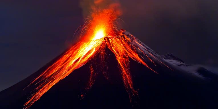 Mixing volcanic ash with meteorites may have jump-started life on Earth