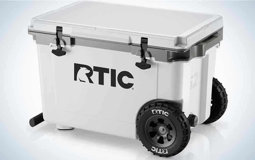 RTIC 52 Quart Ultra Light Wheeled Hard Cooler