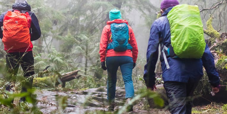 How to stay dry and safe while hiking in the rain