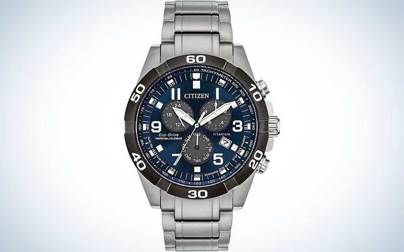Citizen Men's Sport Casual Brycen Eco-Drive Chronograph Watch, Super Titanium