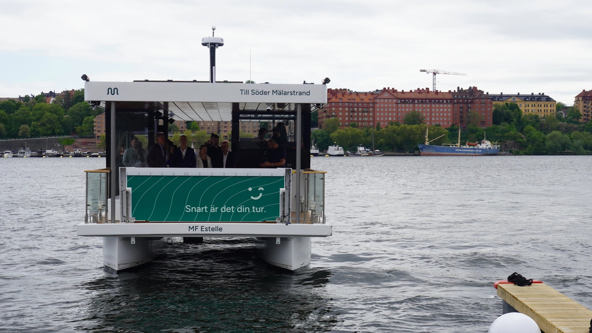 Echa un vistazo al primer ferry autónomo de Suecia