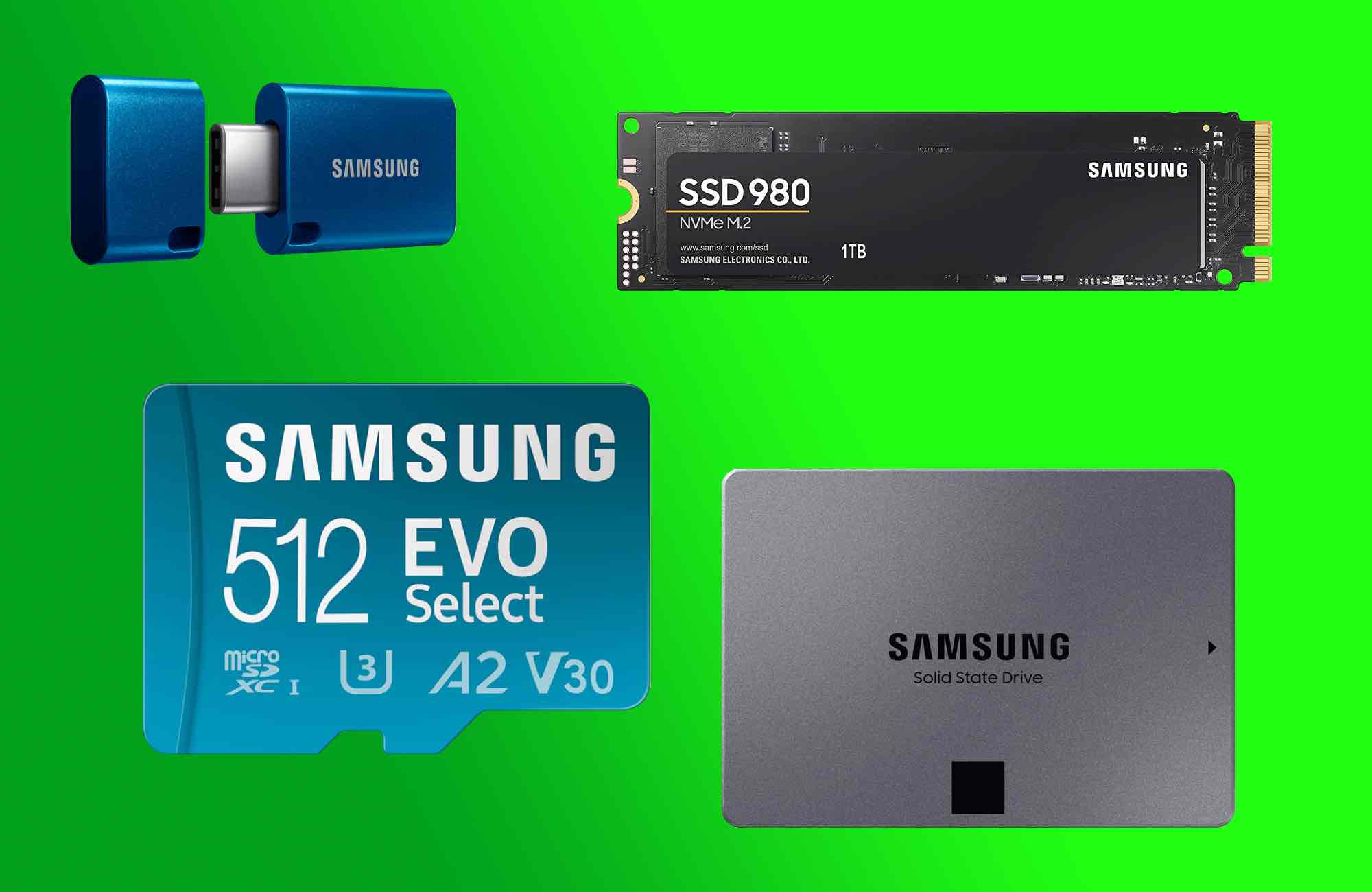 Back-up and save with Samsung storage on Amazon