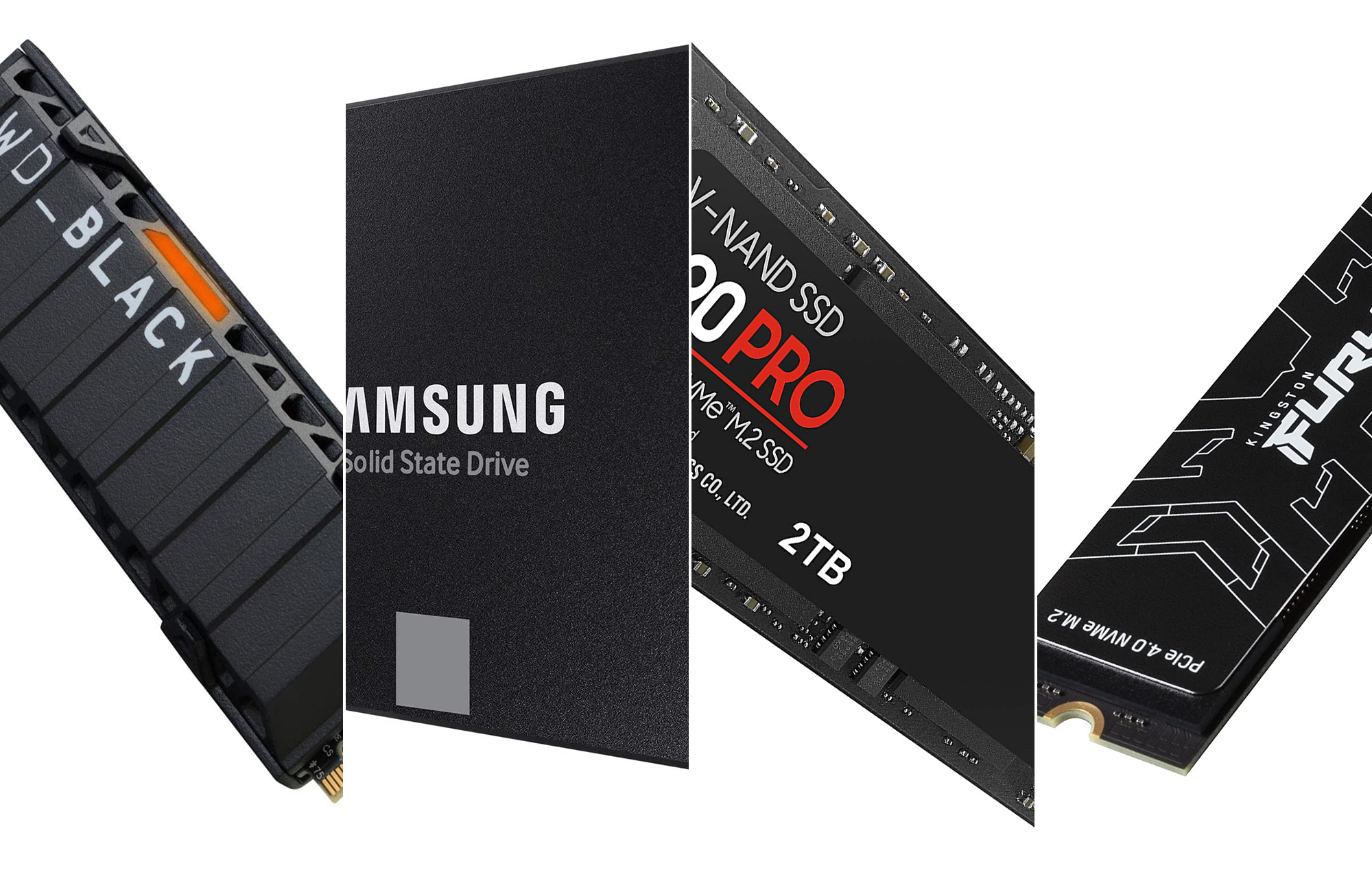 The best SSDs for gaming composited