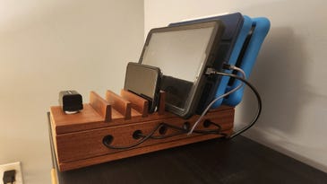 Clean up your cable clutter with this DIY charging station