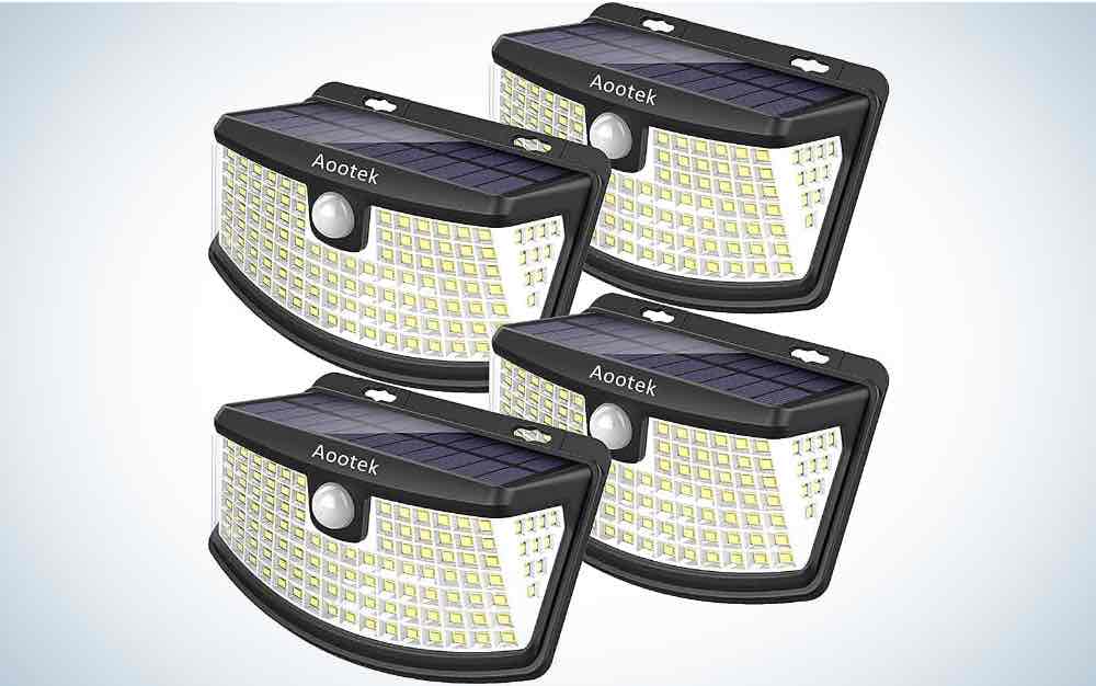 Aootek Solar Lights with Lights Reflector