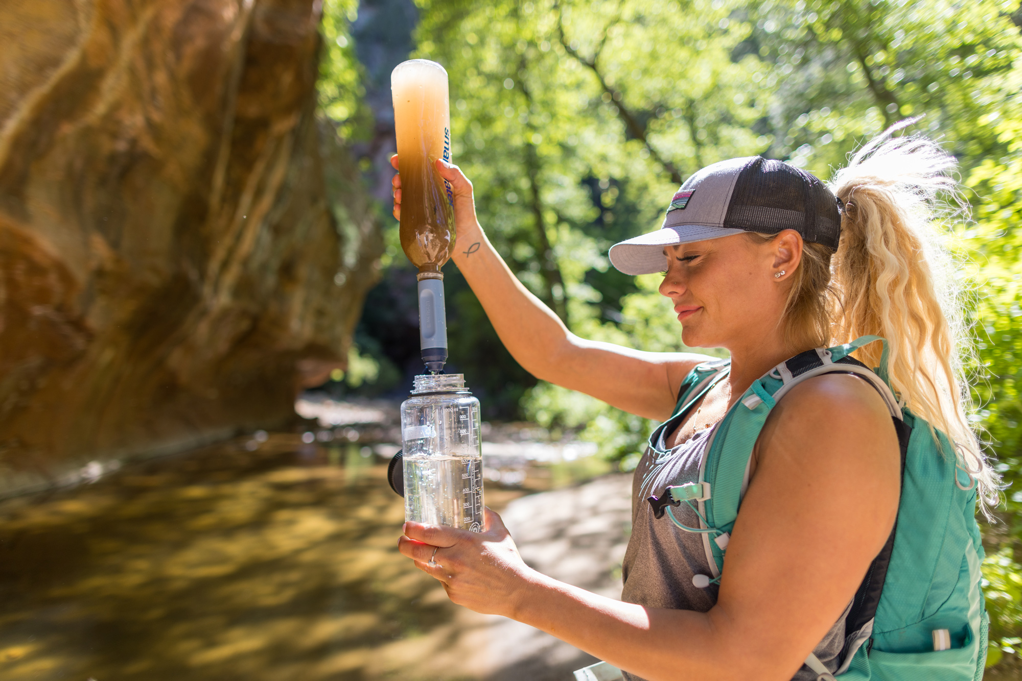 The LifeStraw Peak Solo is a tiny water filter for camping and