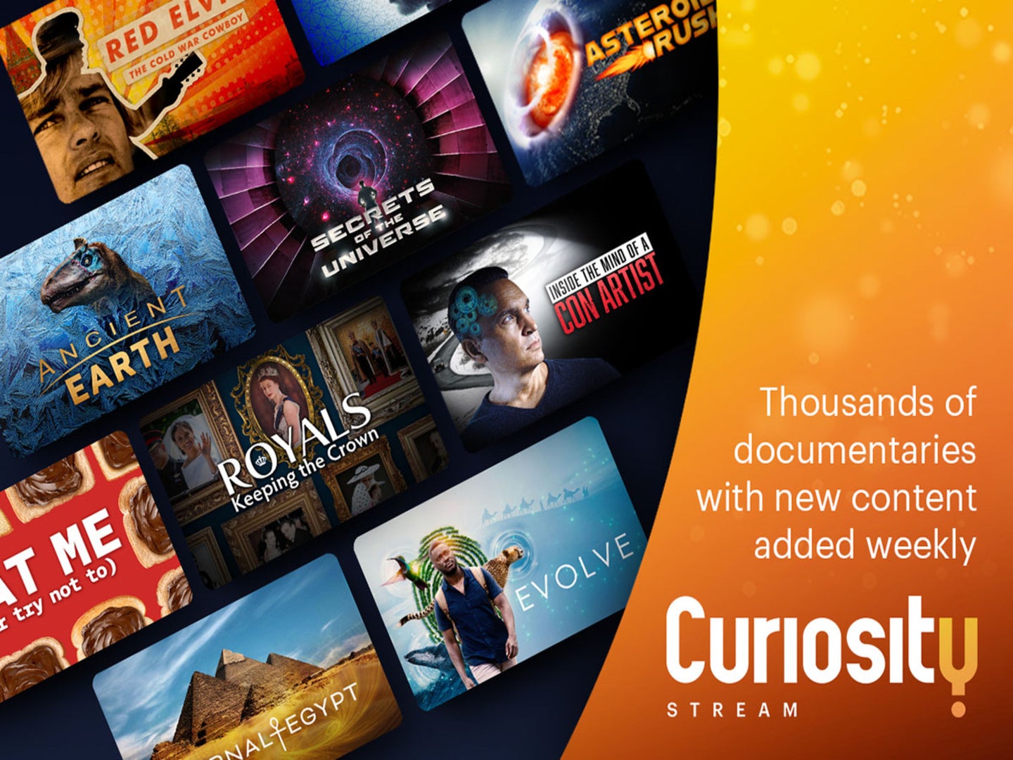 A promotional picture for Curiosity Stream