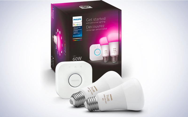 Philips Hue White and Color Ambiance Smart Light Starter Kit