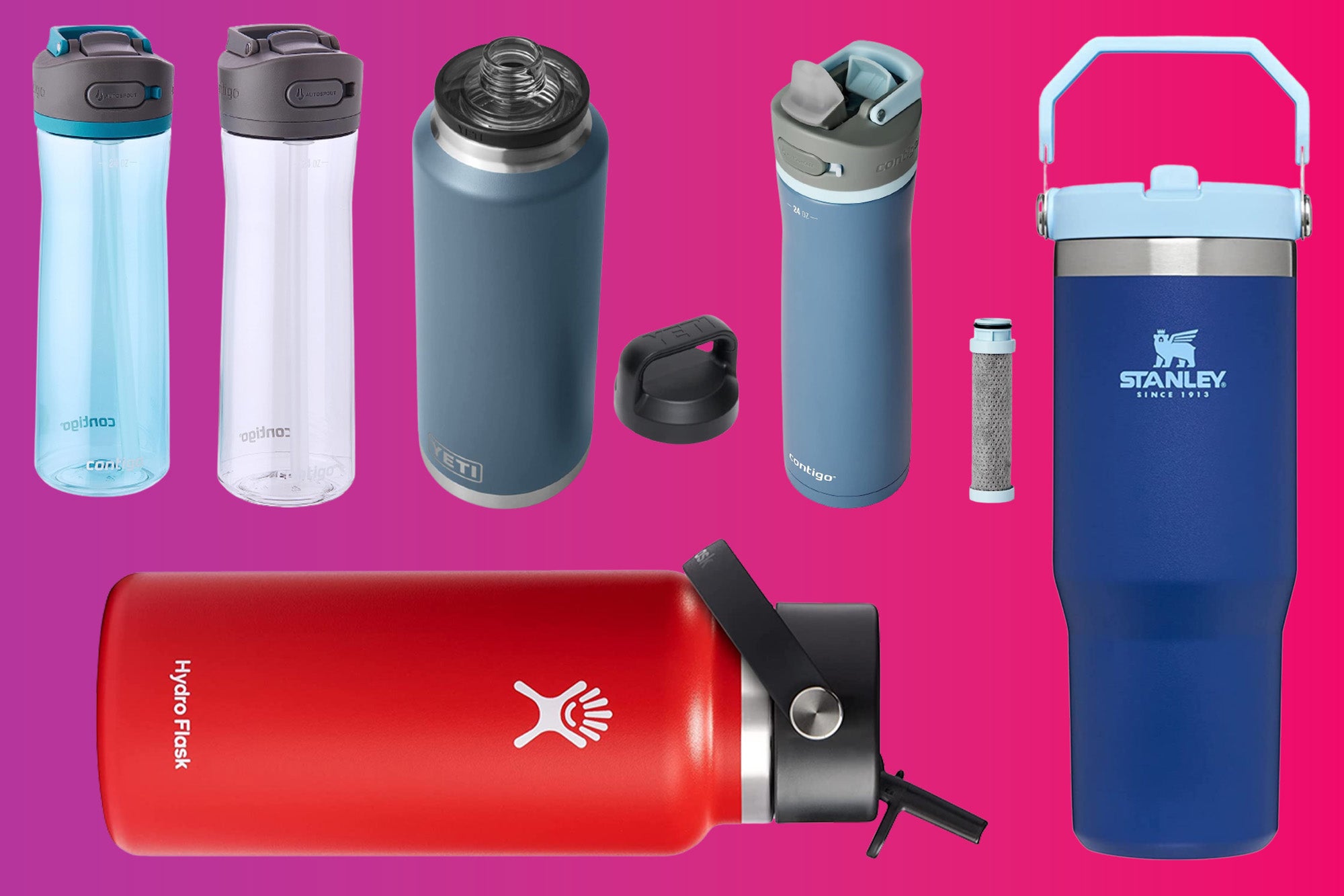 The best reusable water bottle deals from Contigo, Yeti, Hydro