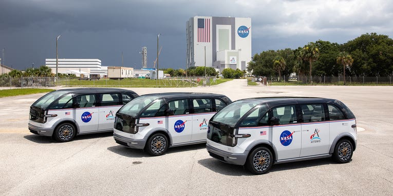 Check out NASA’s fun new electric vans