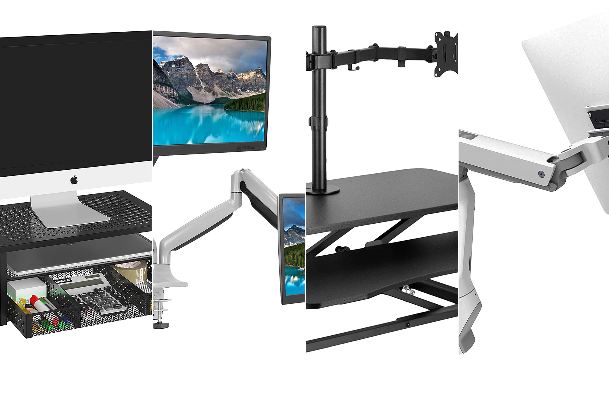 Monitor Arm and Stand for Desk