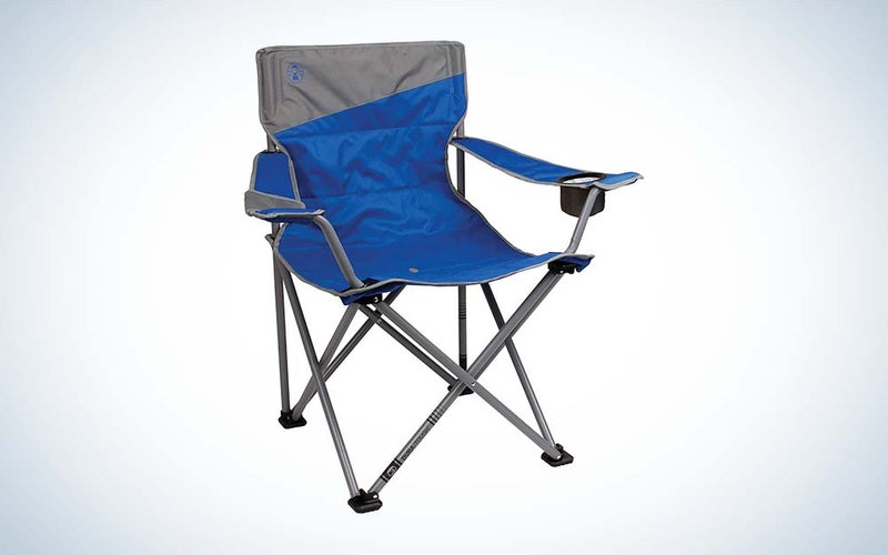 Coleman makes the best camp chair for big and tall people.