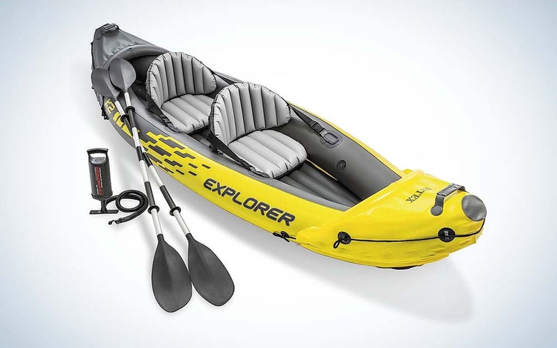 Intex makes the best inflatable kayak that's budget-friendly.