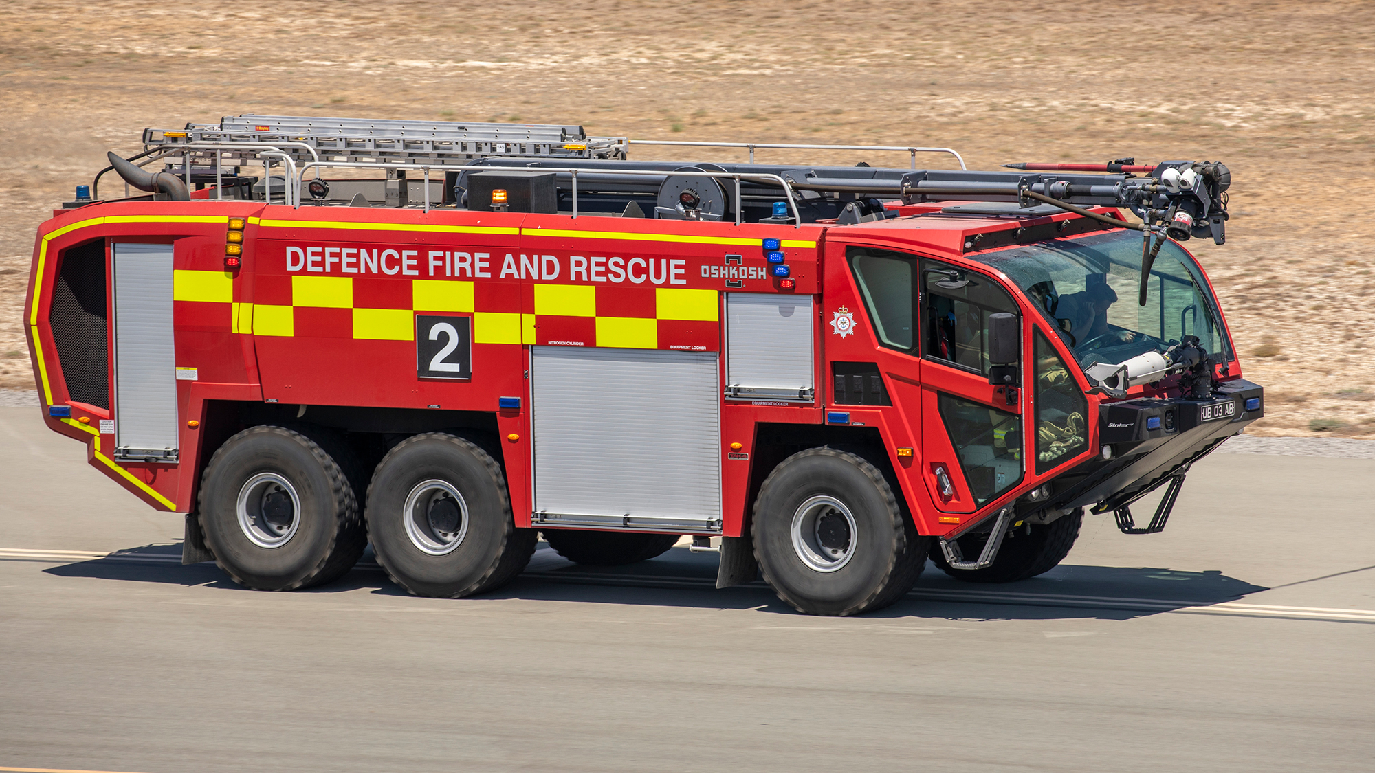 This is a newer kind of UK fire fighting vehicle—an ARFF. The ones that Ukraine are getting are called MFVs and RIVs.