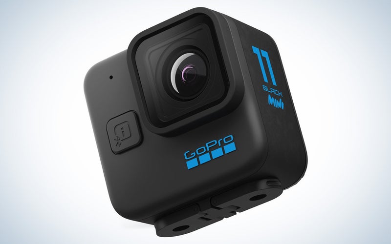 GoPro Hero11 Mini Black action camera on a tilt