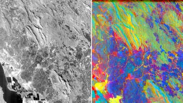 Hyperspectral imaging can detect chemical signatures of earthbound objects from space