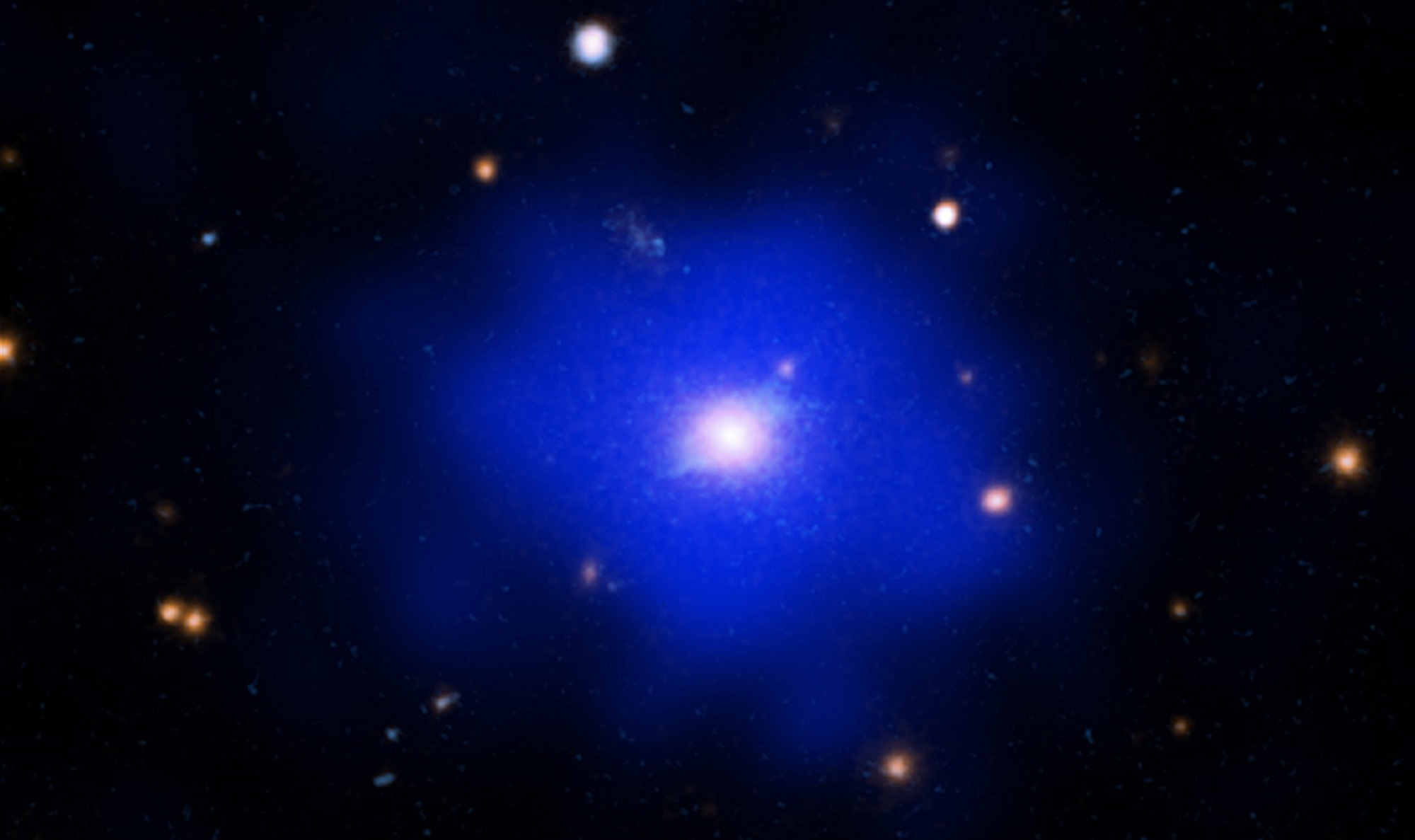Secrets of the early universe are hidden in this chill galaxy cluster