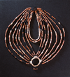 Final physical reconstruction of the necklace on display at the Petra Museum in Jordan. CREDIT: Alarashi et al., 2023, PLOS ONE.