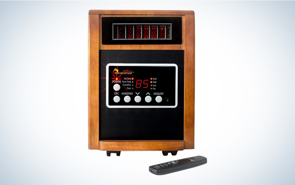 Dr. Infrared Heater DR998 best overall infrared heater with a remote control