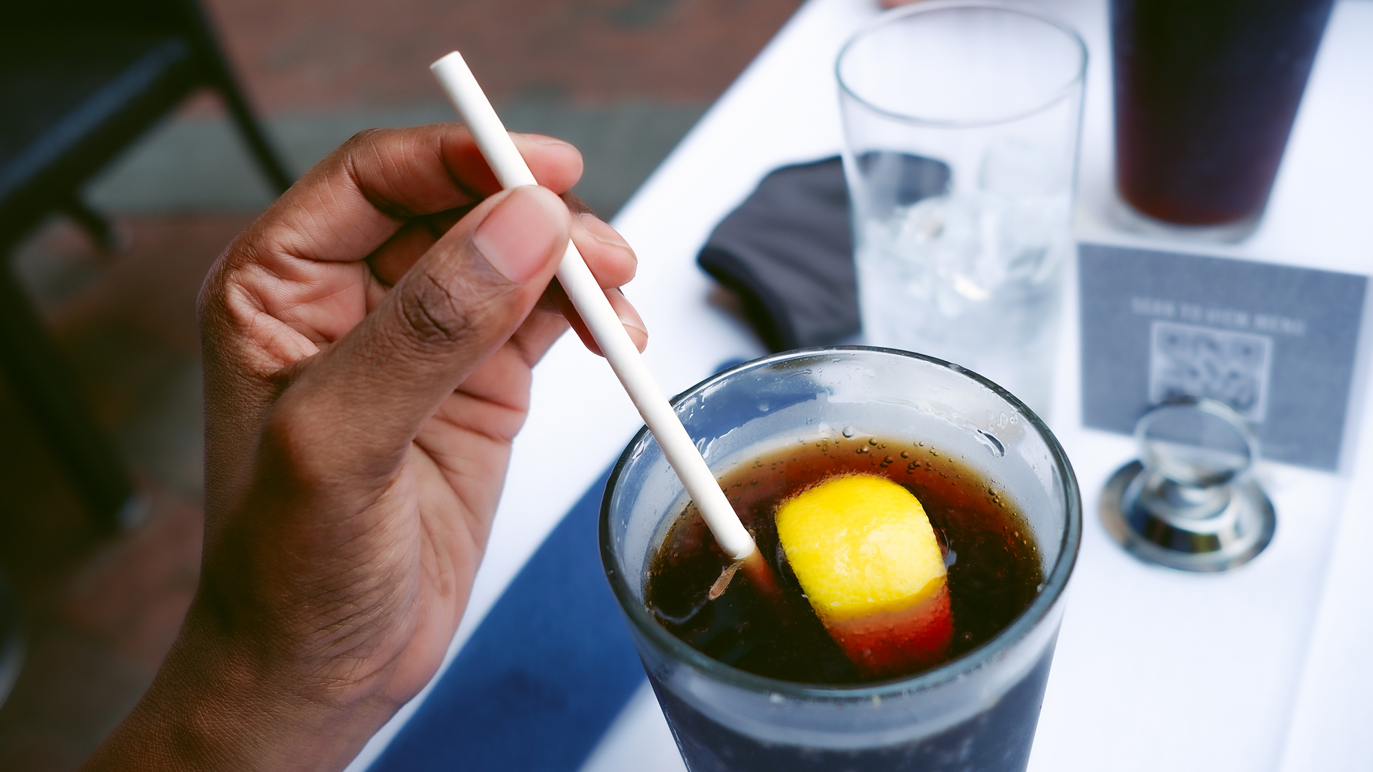 Paper straws get soggy and fall apart more quickly, reusable straws made of metal are not easy to bend, and silicone straws are difficult to clean. Getty Images
