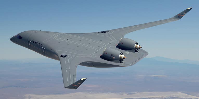 Air Force funds ‘blended wing body’ plane design for long-range, fuel-efficient flight