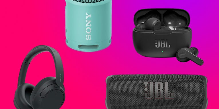 Save on JBL, Jabra, and Sony headphones and speakers on Amazon