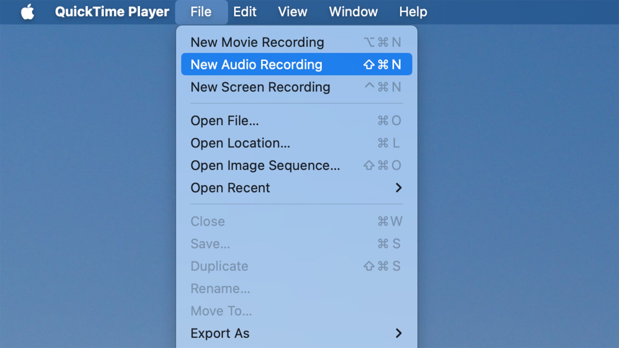 Настройки QuickTime для работы микрофона караоке на MacOS