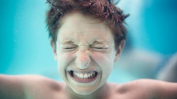 Crying is good for you. Even underwater.