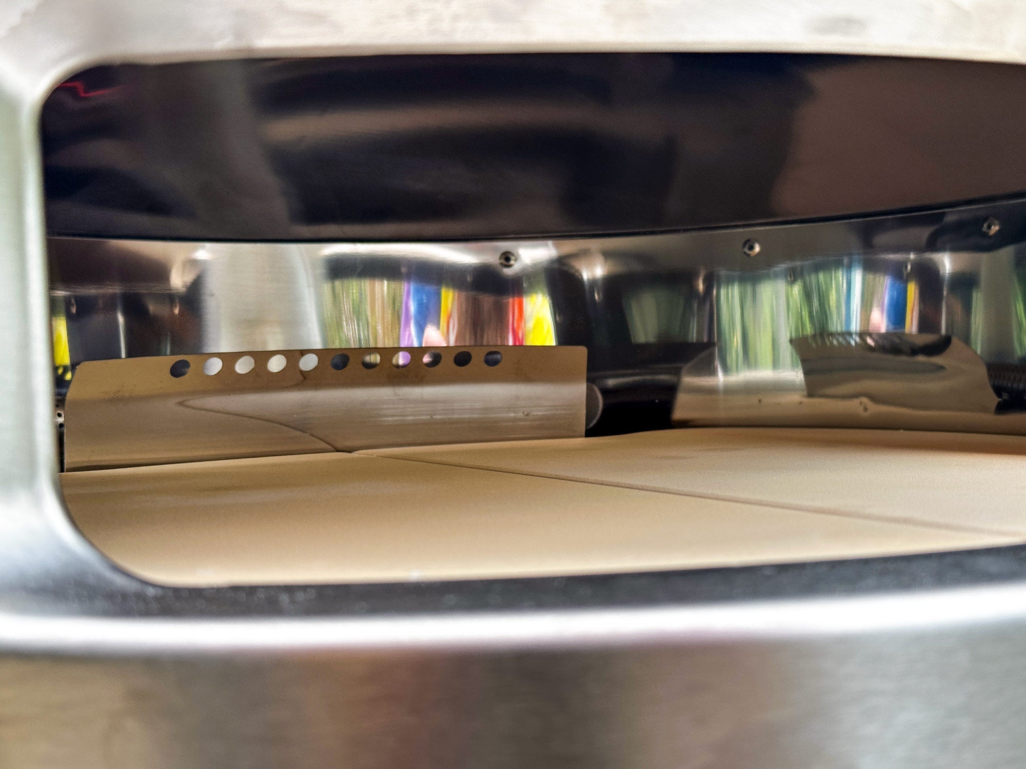 An internal look at the Pi Prime pizza oven