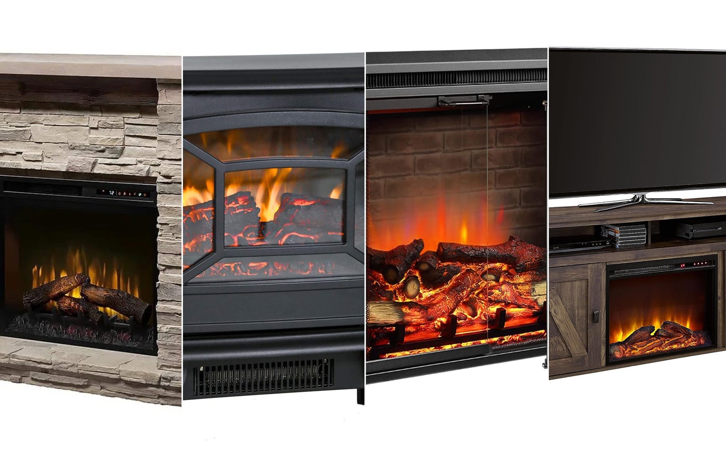 The best electric fireplaces composited