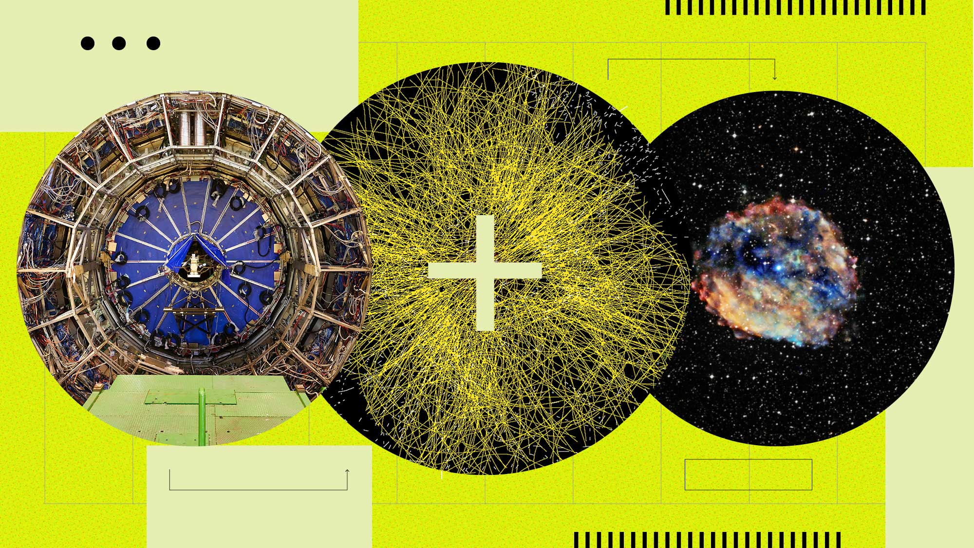 collage of cern images