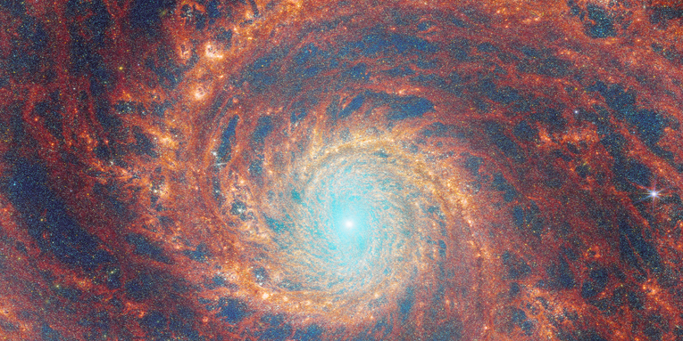 The Whirlpool Galaxy’s buff, spiral arms grab JWST’s attention
