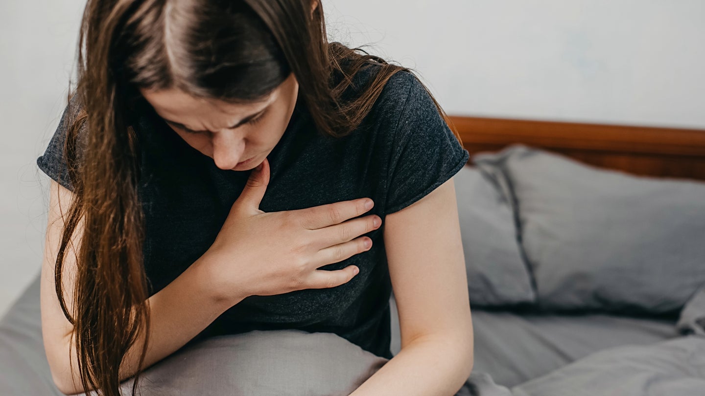 Many people experience anxiety inside the chest or stomach.