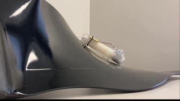 This wormy robot can wriggle its way around a jet engine