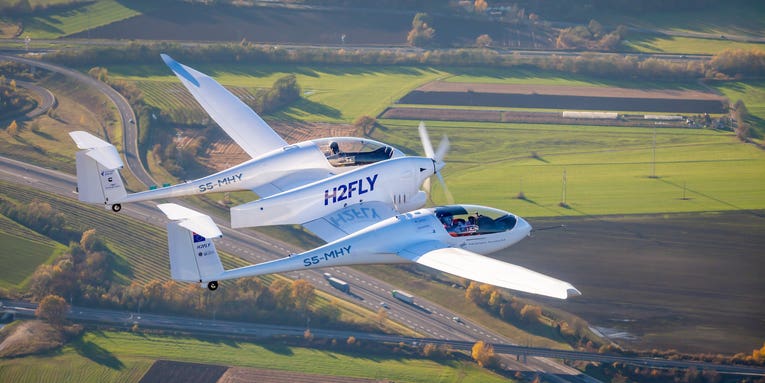 This liquid hydrogen-powered plane successfully completed its first test flights
