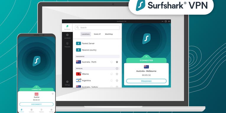 Save up to $360 on Surfshark VPN starter plans