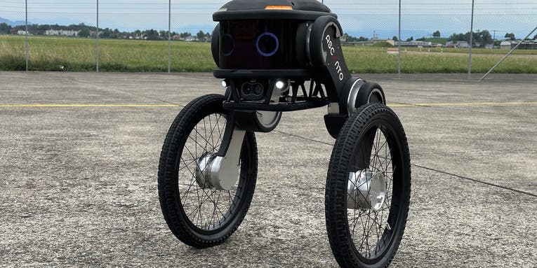 The Ascento Guard patrol robot puts a cartoonish spin on security enforcement