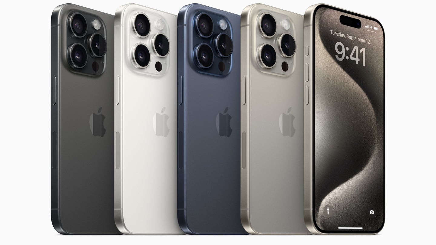 Apple iPhone 15 Pro product line