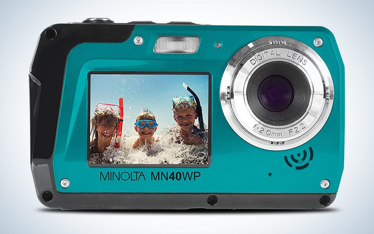 Minolta 48-megapixel screen waterproof digital camera