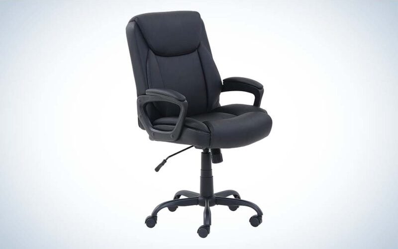 This comfortable, affordable desk chair by Amazon Basics is one of the best cheap desk chairs.