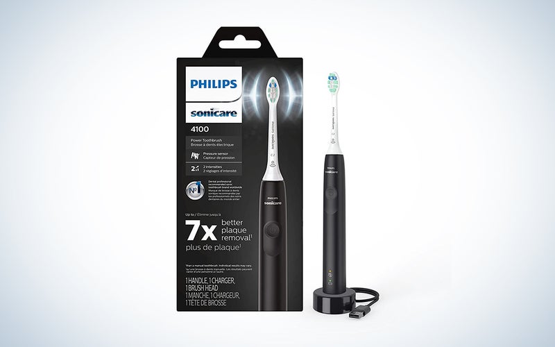 Philips Sonicare 4100 is the best value cheap electric toothbrush