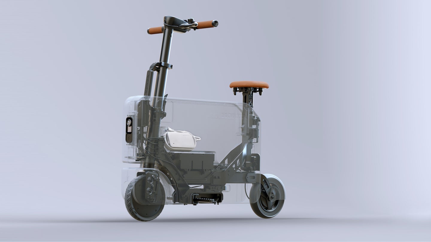 honda's motocompacto e-scooter visualized