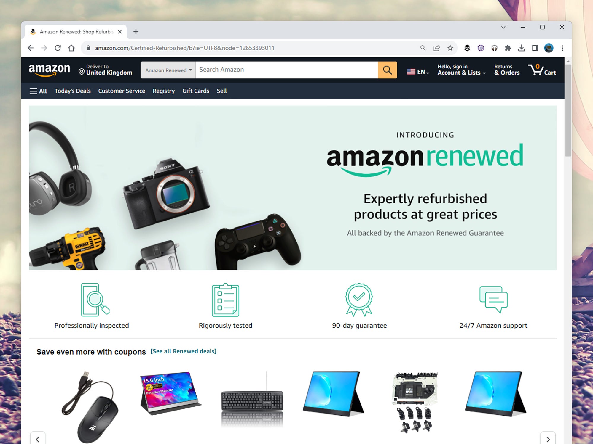 Buying used tech gadgets on Amazon Renewed