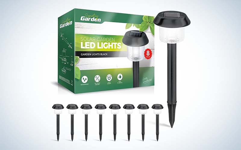Signature Garden Solar Lights are some of the best solar landscape lights at a budget-friendly price.