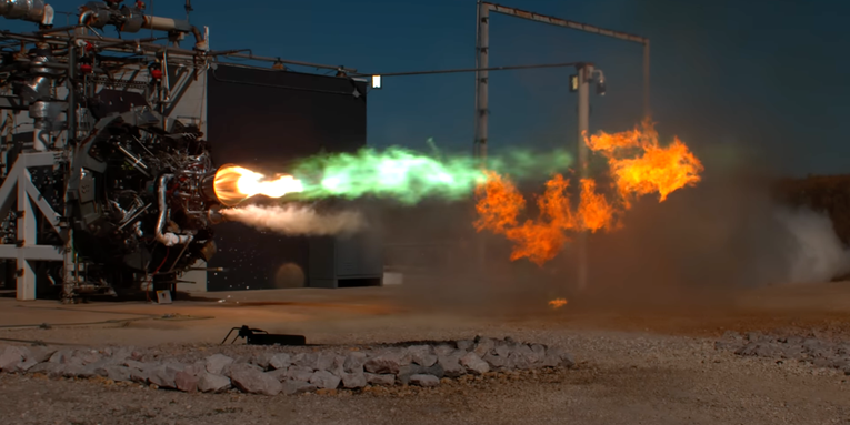 Watch a rocket engine ignite in ultra-slow motion
