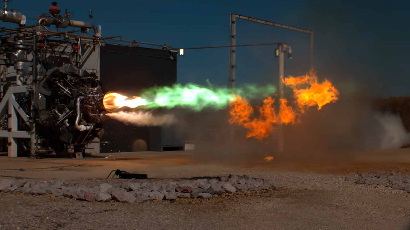 Rocket engine test ignition