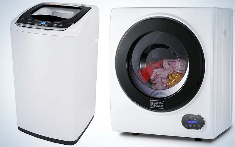 The Black+Decker washer and dryer set is the best option that's portable.