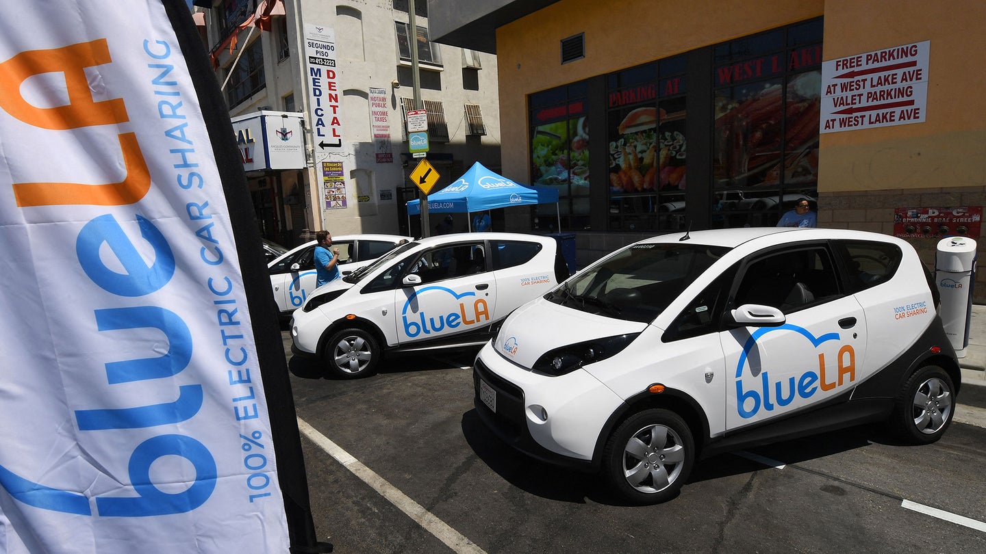 Los Angeles is among the cities that have brought electric vehicle car sharing to frontline communities. The service provides dozens of cars and a network of chargers throughout the city.